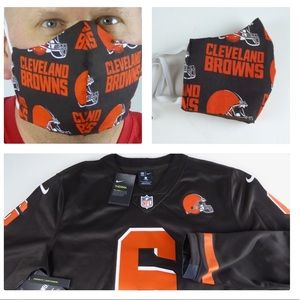 Nike Cleveland Browns Mayfield LS Therma w Mask!
